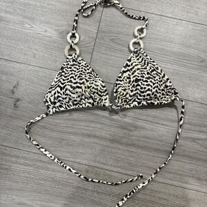 Aerie Black and White Bikini